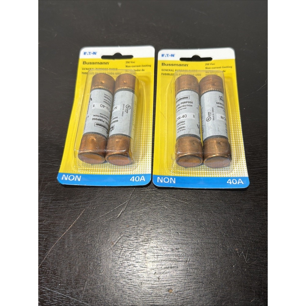 Bussmann BP/NON-40 40 amp General Purpose Cartridge Fuse (2 Packs of 2)